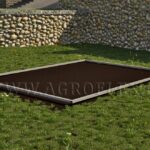 Botanik Sheet Metal Base for Greenhouses