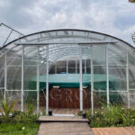 Round pool enclosure