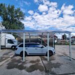 montovaný přístřešek na auto