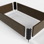 Műanyag szegélyek Műanyag szegélyek virágágyásokhoz