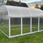 polykarbonátový skleník 3x4m