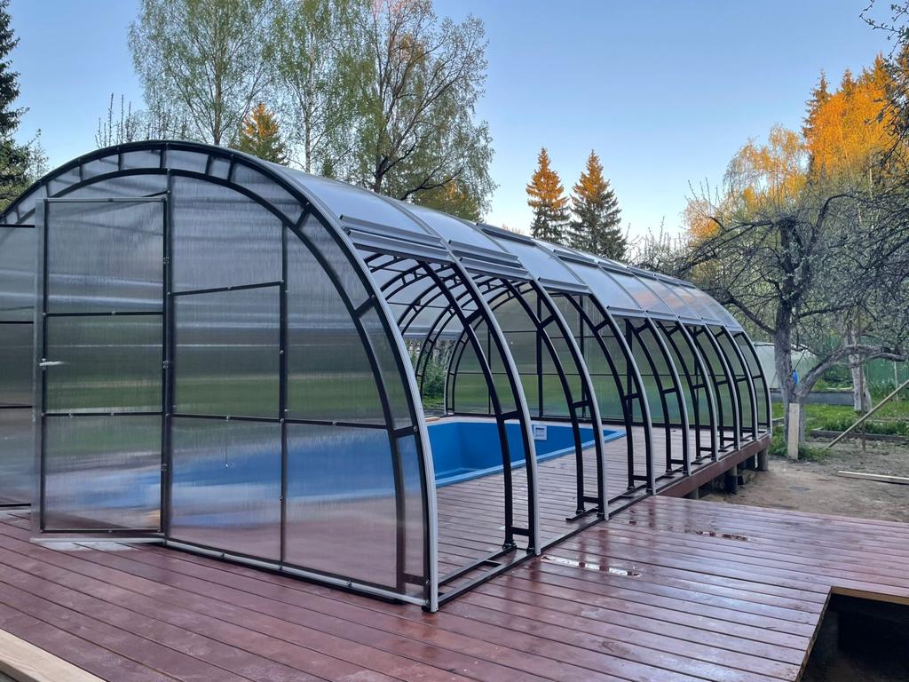 Smart pool enclosure